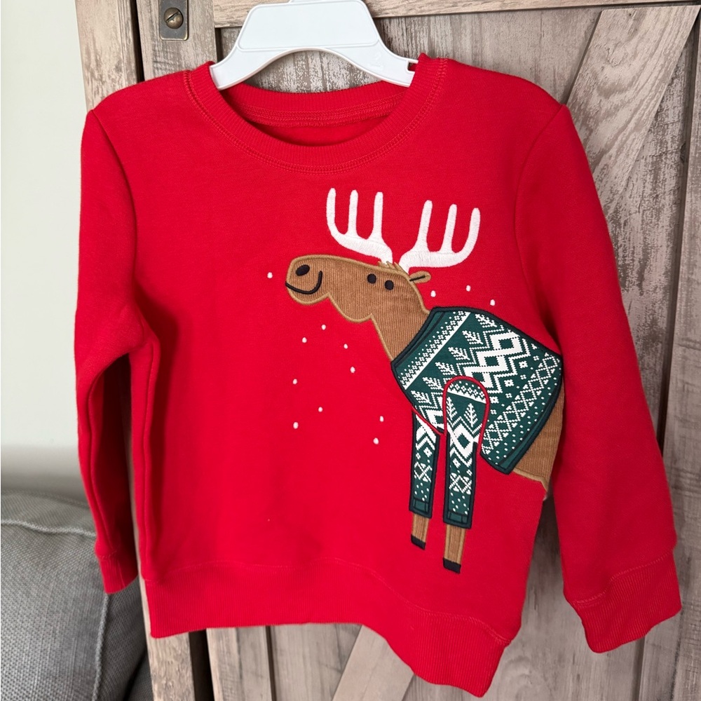 NWT Jumping Beans 3T Moose Sweatshirt